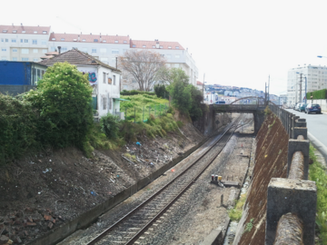 v&iacute;as do tren no Burgo