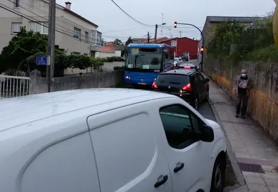 Tr&aacute;fico na Laxe