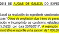 Sanción ao Concello de Culleredo polas obras no Río Trabe