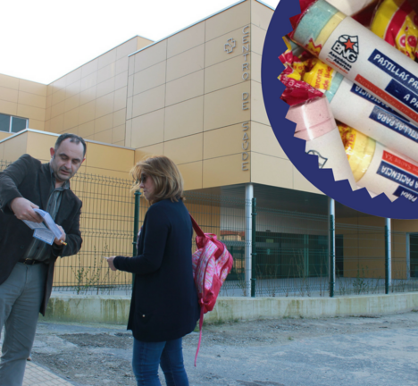 O BNG de Culleredo reparte  'Pastillas para a paciencia' ante o retraso reiterado na apertura do novo Centro de Sa&uacute;de