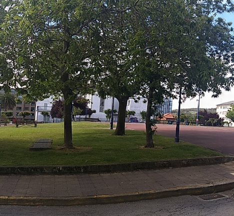 parque da igrexa de Vilaboa