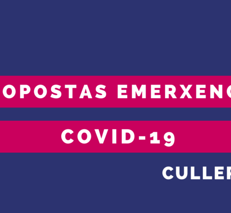 Propostas de emerxencia sobre o coronavirus