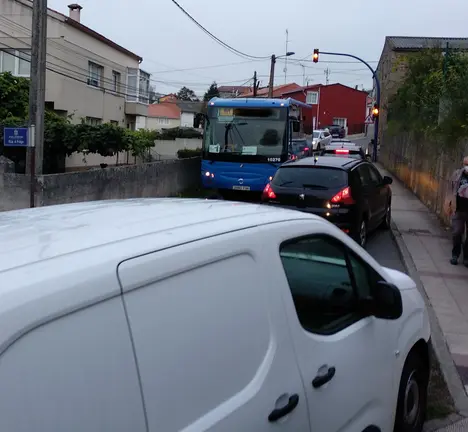 Tr&aacute;fico na Laxe
