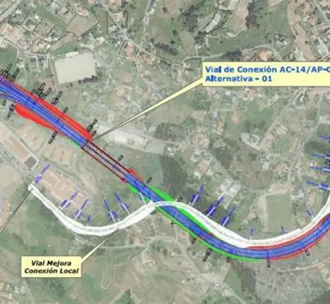 Proxecto de Vial18 e novo vial paralelo