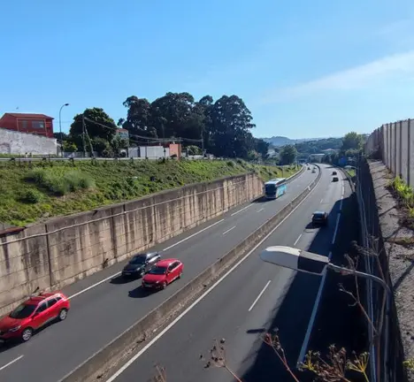 AP-9 ao seu paso por Vilaboa