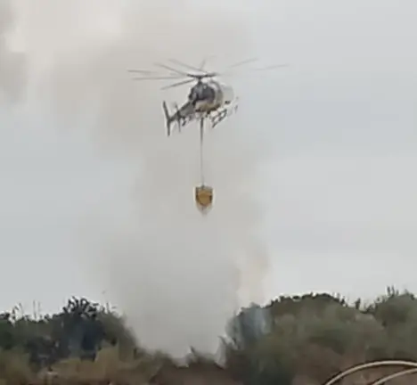 Helic&oacute;ptero no Monte Costa