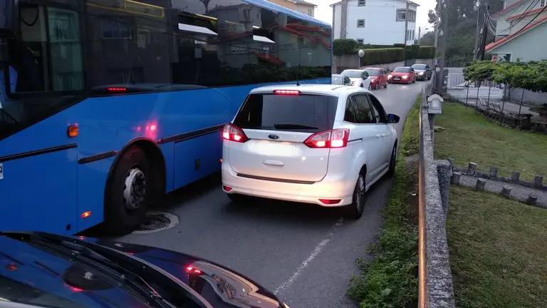 Tr&aacute;fico na Laxe