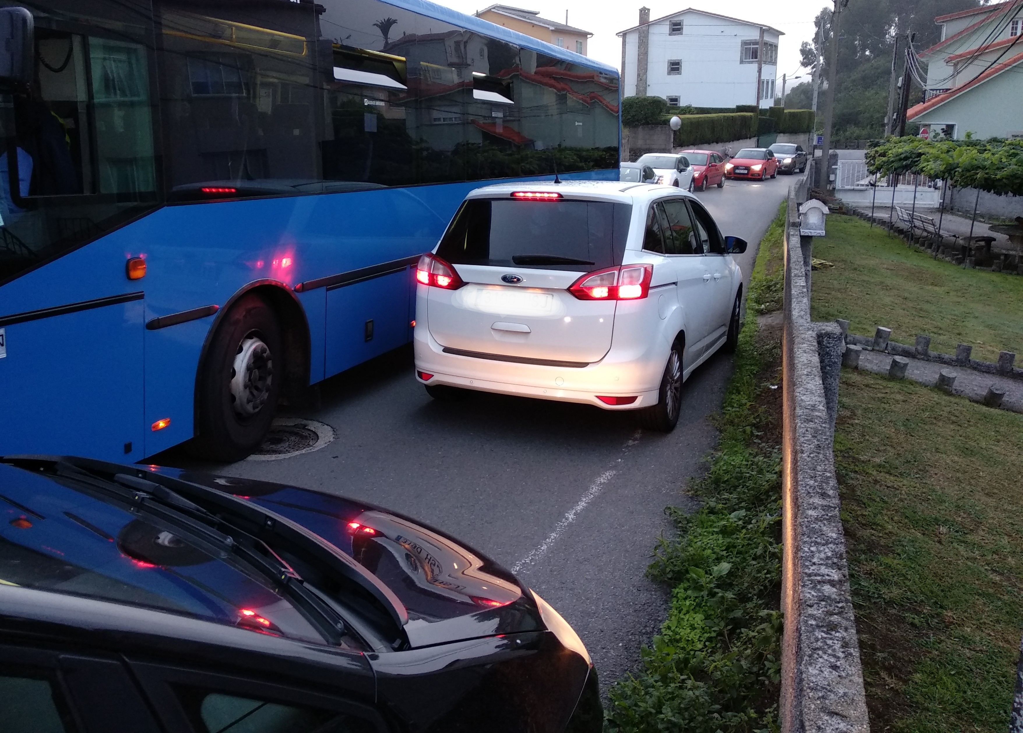 Tráfico na Laxe